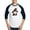 Blue/White, variant on CafePress - Axolotl Wizard Fantasy Pet - Cotton Baseball Jersey, 3/4 Raglan Sleeve Shirt