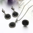 thumbnail image 2 of WEAVILUX Black Costume Jewelry For Women 4PCS, 2 of 6