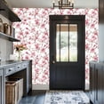thumbnail image 3 of Peel and Stick Wallpaper Pink Cherry Blossom Floral Delicate Branches Soft Wall Mural 17.7in x 9.8ft Self Adhesive Removable Wall Paper Renter Friendly Wallpaper for Nursery Bedroom Cabinets, 3 of 8
