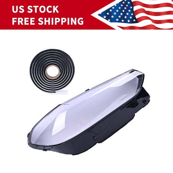 RH Front Headlight Lens Clear Cover Sealant fits BMW X3 X4 2022 2023 2024 Right Passenger Side Headlamp Lens Cover