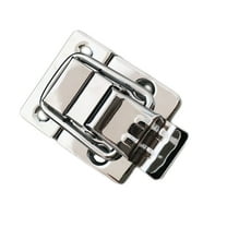 BESTOYARD Spring Latch Chest Lock with Heavy Duty Iron Hasps for Case Security