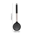 thumbnail image 2 of Kieccall Kitchen Slotted Spoon Stainless Steel Strainer Ladle For Home Kitchen Noodle Dumpling Oil Draining, 2 of 6