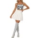 thumbnail image 2 of INSPIRAR CHIC Top de Mujer con Brillo, Tirantes de Espagueti, Dobladillo Curvo, Parte Brillante, Crop Cami L Plata, 2 of 6