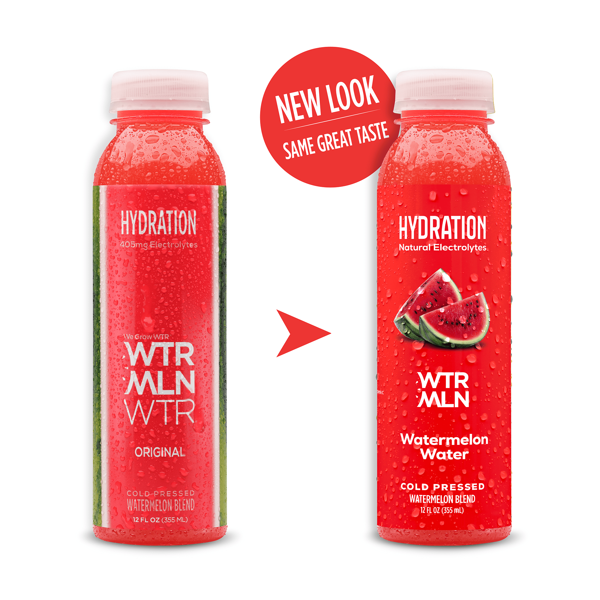 WTRMLN Watermelon Water 12oz Hydration Natural Electrolytes