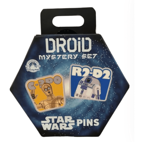 Disney Parks Star Wars Droid Mystery Pin Set New With Box