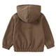thumbnail image 3 of Gibobby Conjunto de ropa con capucha para niño pequeños, sudaderas con capucha, Tops y pantalones, conjunto de 2 uds para niños y trajes, ropa para niños(Café,2-3 Años), 3 of 5
