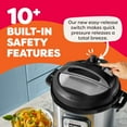 thumbnail image 5 of Instant Pot 6Qt Duo Plus 9-in-1 Multicooker, Pressure Cooker, Slow Cook, Rice Maker, Steamer, Sauté, Yogurt, Warmer & Sterilizer, Stainless Steel, 6 Quarts, 5 of 11
