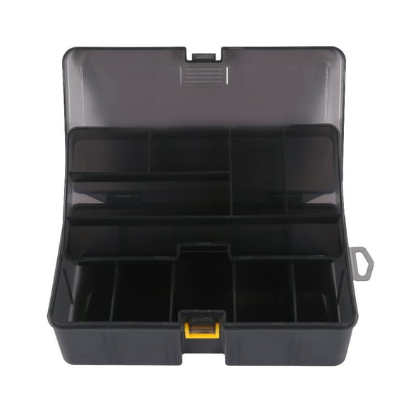ODOMY Double Layers Box Bait Fishing Tool Fly Fishing Lure Hook Compartments Storage Box Container