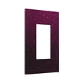 thumbnail image 6 of Zufioo Dark Purple Glitter Print Switch Wall Plate, Dustproof and Heat-resistant Decorative Wall Switch Cover, Suitable for Residential and Commercial Areas-Mid-size, 6 of 8