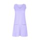 thumbnail image 4 of Vestido sin mangas con cuello en V para mujer, estilo informal y holgado con bolsillos, tejido de poliéster, tallas S-XXL, para playa/fiesta, 4 of 5
