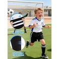 thumbnail image 4 of Medias de fútbol para niños Glooarm, 3 pares, rayadas, hasta la rodilla, de algodón, 4 of 6