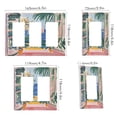 thumbnail image 2 of Yayeee Rocker Switch Wall Plate 1-Gang 4.6"x2.9" Home Decorative Outlet Cover, Seaside Leaves, 2 of 6