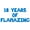 Blue, variant on Letter Balloons - 18 YEARS OF FLAMAZING 16" Inch Alphabet Letters Foil Mylar Balloon 18th Birthday Party Banner (Green)