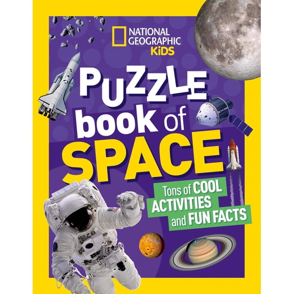 Pre-Owned National Geographic Kids Puzzle Book: Space (Paperback) 1426335512 9781426335518