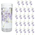 thumbnail image 1 of Uxcell 24Pcs Flores Flotantes para Centros de Mesa, Cabezas de Flores Falsas de Seda de Flor de Guisante Púrpura Blanca para Velas Flotantes, Relleno de Jarrones, Decoración de Mesa de Fiesta y Boda, 1 of 6