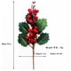 thumbnail image 3 of DREA Palillos navideños artificiales, tallos surtidos de frutos rojos con piñas para decoración de arreglos florales navideños, 3 of 4