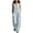 Blue, variant on Ke1Clo Spring Fall Jumpsuits for Women Casual Wide Leg V-Neck Sleeveless Button Front Jumpsuits Full Length Flowy Pocket Lounge Jumpsuit Black L