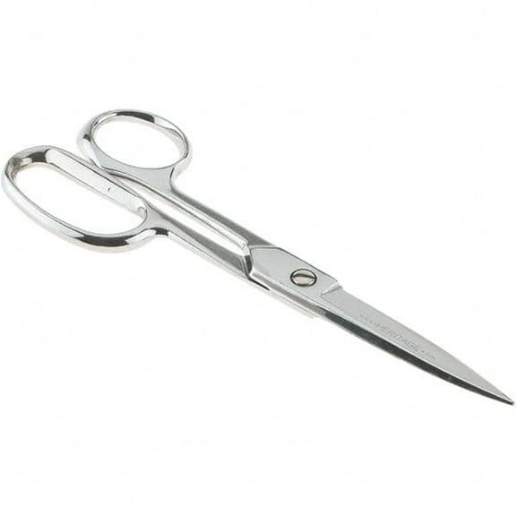 3" LOC, 9-1/8" OAL Chrome Plated Heavy Duty Scissors/Shears