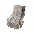 thumbnail image 4 of Watercolor Soft Flannel Fleece Throw Blanket, Yellow Wildflowers Spring Garden Botanical Foliage with Herbs, Cozy Plush for Indoor and Outdoor Use, 60" x 80", Yellow Purple White, by Ambesonne, 4 of 6