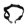 thumbnail image 1 of Cordón elástico de nailon para gafas deportivas, antideslizante, color negro, 1 of 9