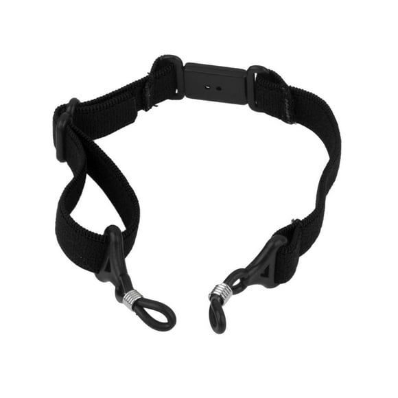 Elastic Adjusting Eyeglasses Eyewear Sunglasses Cord Antiskid Lanyard Black