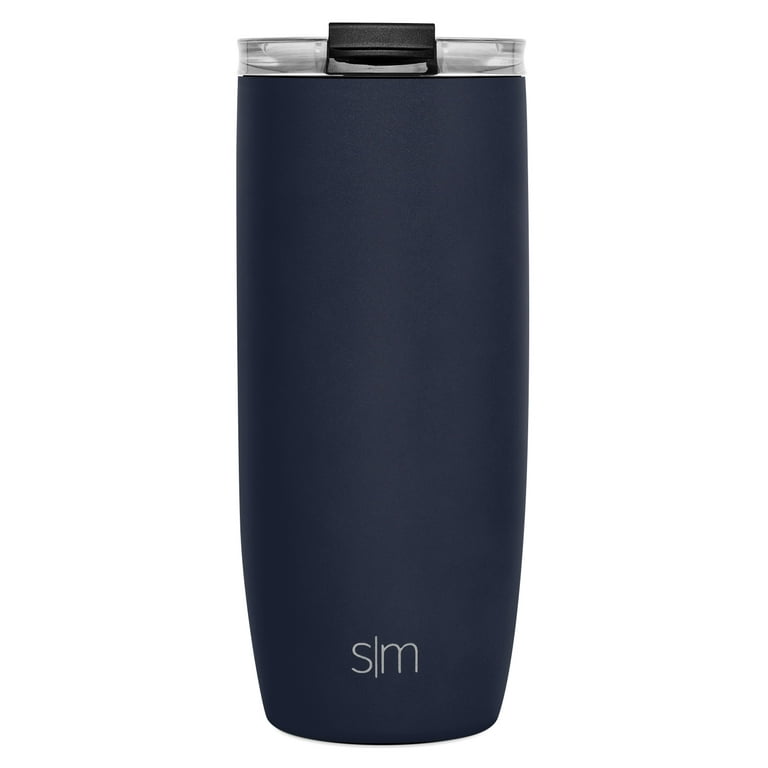 Simple Modern 20oz. Voyager Travel Mug Tumbler with Clear Flip Lid & Straw  - Coffee Cup Vacuum Insulated Flask 18/8 Stainless Steel Hydro Water Bottle  Ombre: Sorbet 
