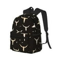 thumbnail image 2 of Fotbe Cow Skulls Lightweight Casual Laptop Backpack for Men and Women, Daily use Waterproof backpack, Backpack for College, 2 of 8