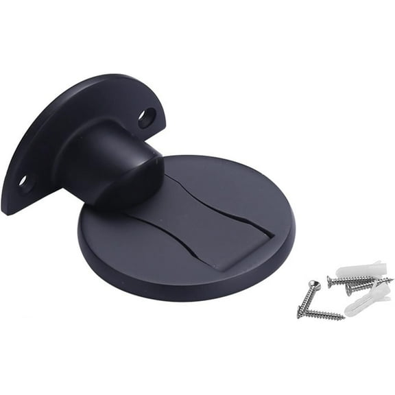 Punch-Free Stainless Steel Magnetic Door Stop Furniture Fittings Stopper for Door Double Hole Door Pad Door 1Pcs