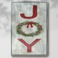 thumbnail image 2 of Joy - Framed Gallery Wrapped Holiday Canvas - 17 x 25 - Silver Frame, 2 of 8