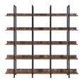 thumbnail image 3 of MERAX  Vintage Industrial 5 Tier Bookcase with Open Shelves Brown, 3 of 5