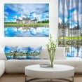 thumbnail image 1 of Chateau De Chambord Castle in Blue - Oversized Landscape Wall Art Print, 1 of 3