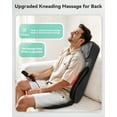 thumbnail image 6 of Snailax Shiatsu Back Massager with Heat, 2D/3D Massage Chair Pad for Full Body, Adjustable Massage Seat Cushion Gifts, 6 of 10
