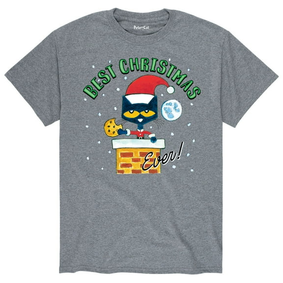Pete The Cat - Best Christmas Ever! - Men's Short Sleeve Graphic T-Shirt