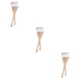thumbnail image 2 of Wweixi Comfortable And Soft Compression Stockings Stay Active Stay Comfortable Open Toe-Skin Color XL 3Set, 2 of 6