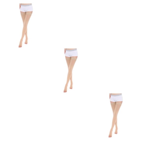 Soidarity Medias por encima de la rodilla modernas y modernas para un aspecto moderno, calcetín de compresión médico transpirable, punta Type1 NO1