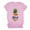 Pink, variant on LYXSSBYX Plus Size Womens Shirts Summer Beach Printed T-Shirt with Round Neck and Short Sleeved Top