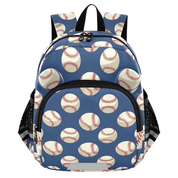 ALAZA Baseball Blue Mini Backpack School Bookbag Age 3-7 Medium