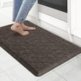 thumbnail image 1 of MeyJey Kitchen Rug, Anti Fatigue Kitchen Mat, Non Skid Waterproof Floor Mat, Thick Cushioned Runner Rug, 20"x30", Brown, 1 of 5