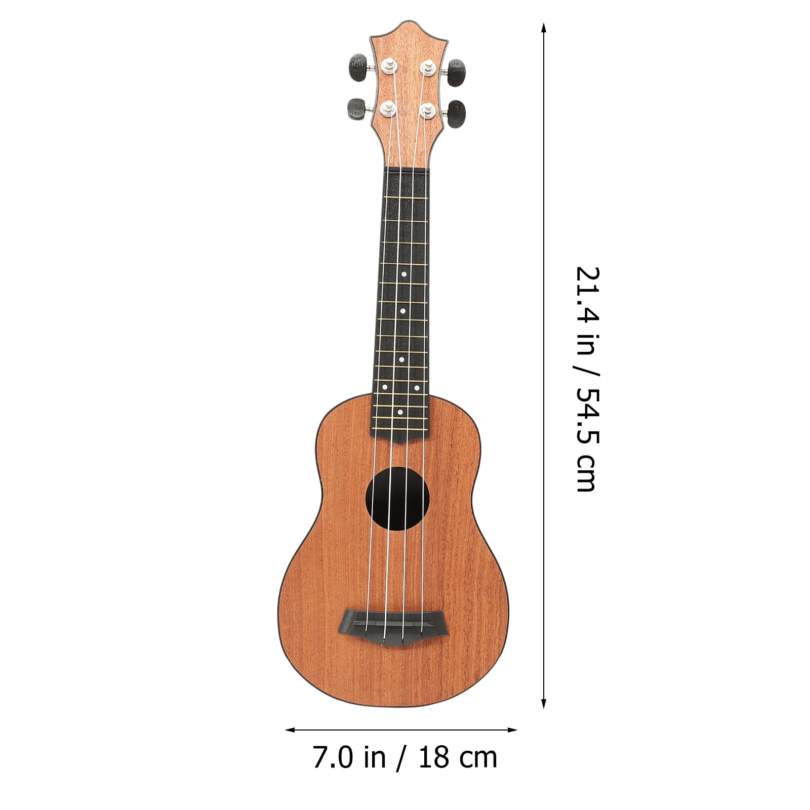 WEUVEB Beginner Soprano Ukulele with Smooth Polished Edges, Wood Material, Perfect for Kids and Adults Learning Music