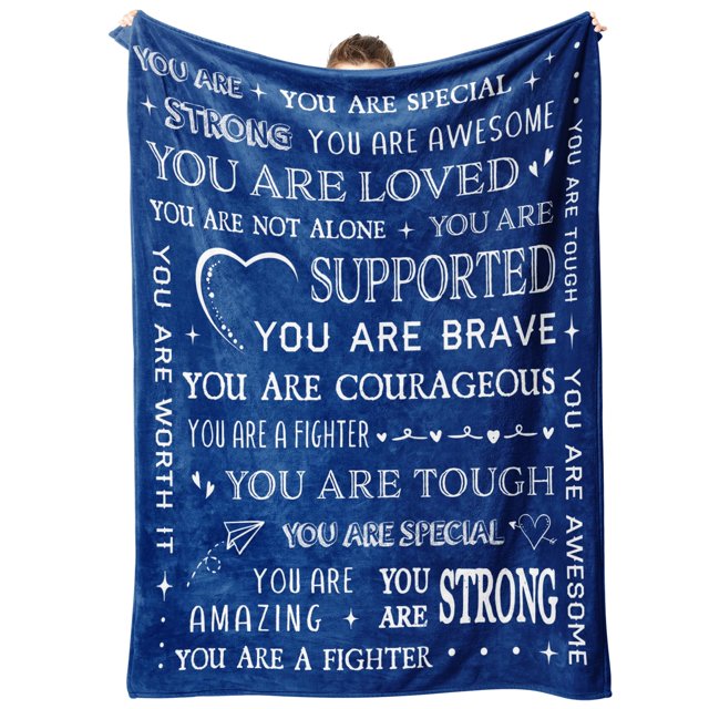 Manta SteadStyle Get Well Soon, inspiradora, 132 x 157 cm
