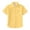 Yellow, variant on Gyujnb Lapel Short Sleeve Pocket Button Down Shirt School Uniform Casual Daily Wear (Little Girls, Big Girls),3-4 Years