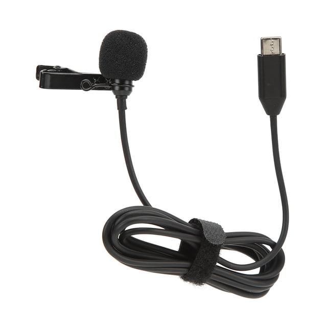 Micrófono Lavalier, Micrófono De Solapa Lavalier Compacto De Alta Sensibilidad Con Cancelación De Ruido Para Grabación De Vlogs