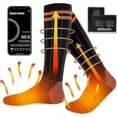 thumbnail image 1 of App-controlled Heated Socks - 5000mah Battery-powered Foot Warmers For Outdoor, 1 of 5