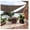 Brown, variant on Paradise 8' x 8' x 8' Sun Shade Sail Triangle Canopy, Permeable Shade Cloth Fabric Sunlight Block Cover HDPE Deck Awning for Outdoor Backyard Pergolas Roof Shading, Sand