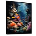 thumbnail image 2 of Designart "Marine Wonders Aquariums VI" Aquariums Floater Framed Canvas Art Print, 2 of 7