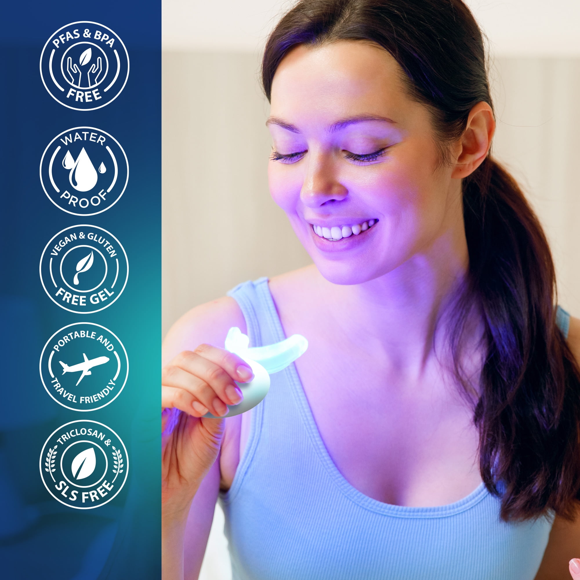 GuruNanda Professional Teeth Whitening Wireless Kit