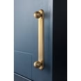 thumbnail image 7 of Goo-Ki Double Cabinet Knobs(Dia 1.2 Inch) with Backplate（7.6 Inch Hole Centers),Champgne Bronze Cabinet Hardware with Solid Zinc Material - 2 Pack, 7 of 7