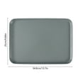thumbnail image 3 of geerera Plastic Large Serving Tray 10"x14" Reusable Serving Platters for Cookie, Appetizer, Charcuterie, Snack, Dessert, Party Food Display - Stackable Kitchen CounterTop Tray, 3 of 6