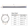 thumbnail image 2 of Unique Bargains Stainless Steel Mesh Watch Band 16mm Quick Release Magnetic Clasp, Space Gray, 2 of 7