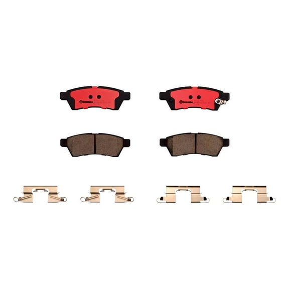 Brembo P56077N NAO BRAKE PADS Fits select: 2012 NISSAN FRONTIER SV/PRO-4X, 2015 NISSAN FRONTIER S/SV/SL/PRO-4X